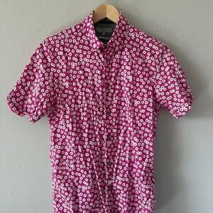 Old Navy Fuchsia Floral Bodysuit